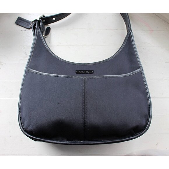 Coach Vintage - Ergo Neo Pocket Zip 6203 in Black - Nylon + Leather Construct - Picture 9 of 13